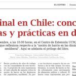 Lo vecinal en Chile: conceptos, políticas y prácticas en disputa